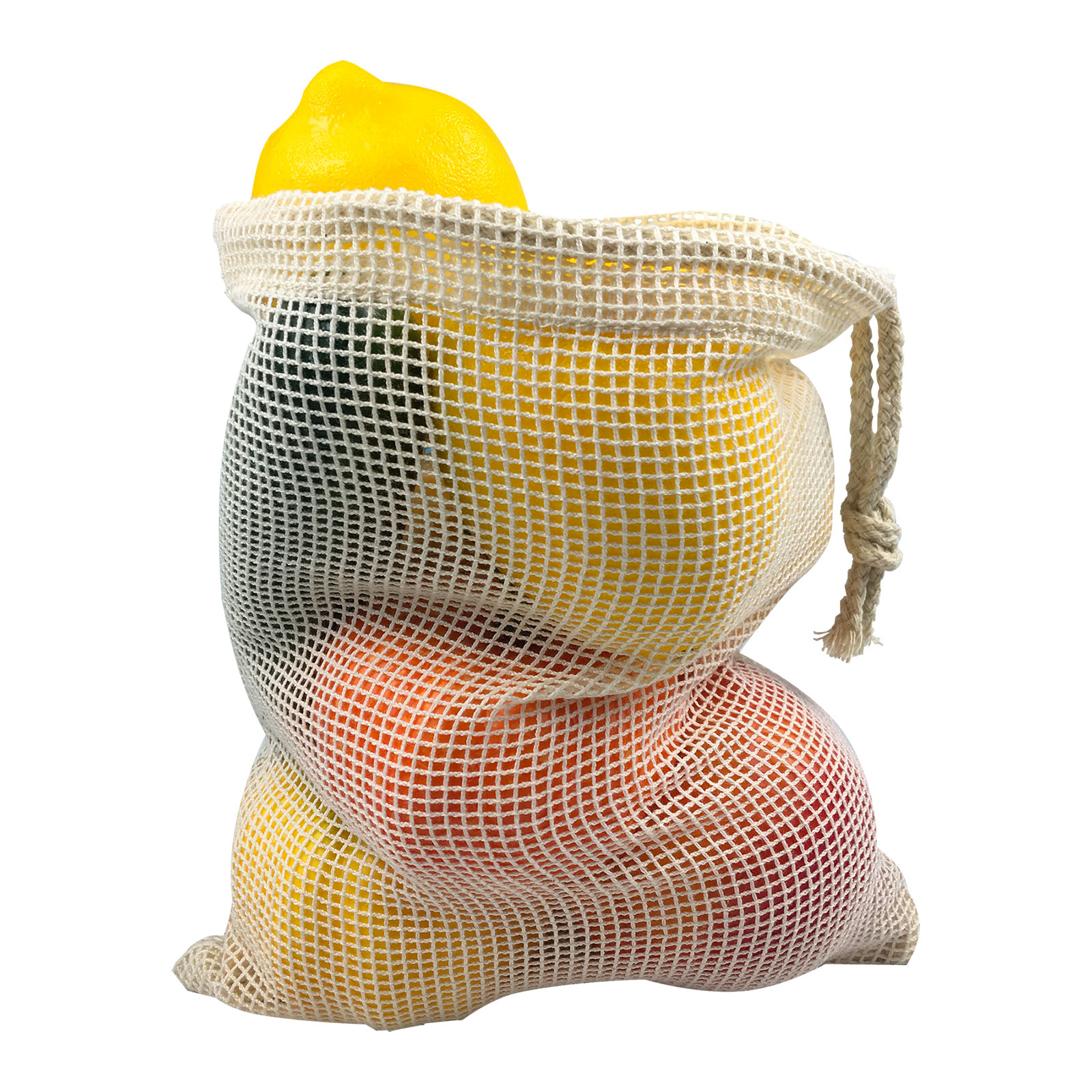 Lot de 6 Sacs en  coton bio